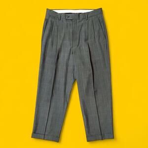 Alan Flusser Golf Glen Plaid Dress Pants 32x30 | Classic Fit | Pleated Cuffs